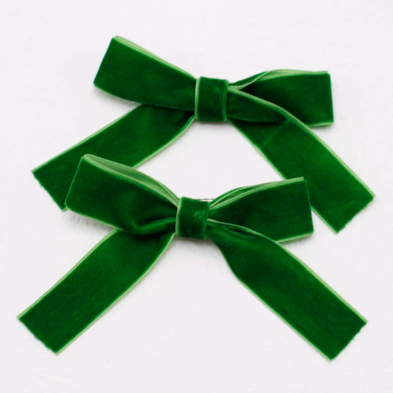 Velvet Bow Hairpin