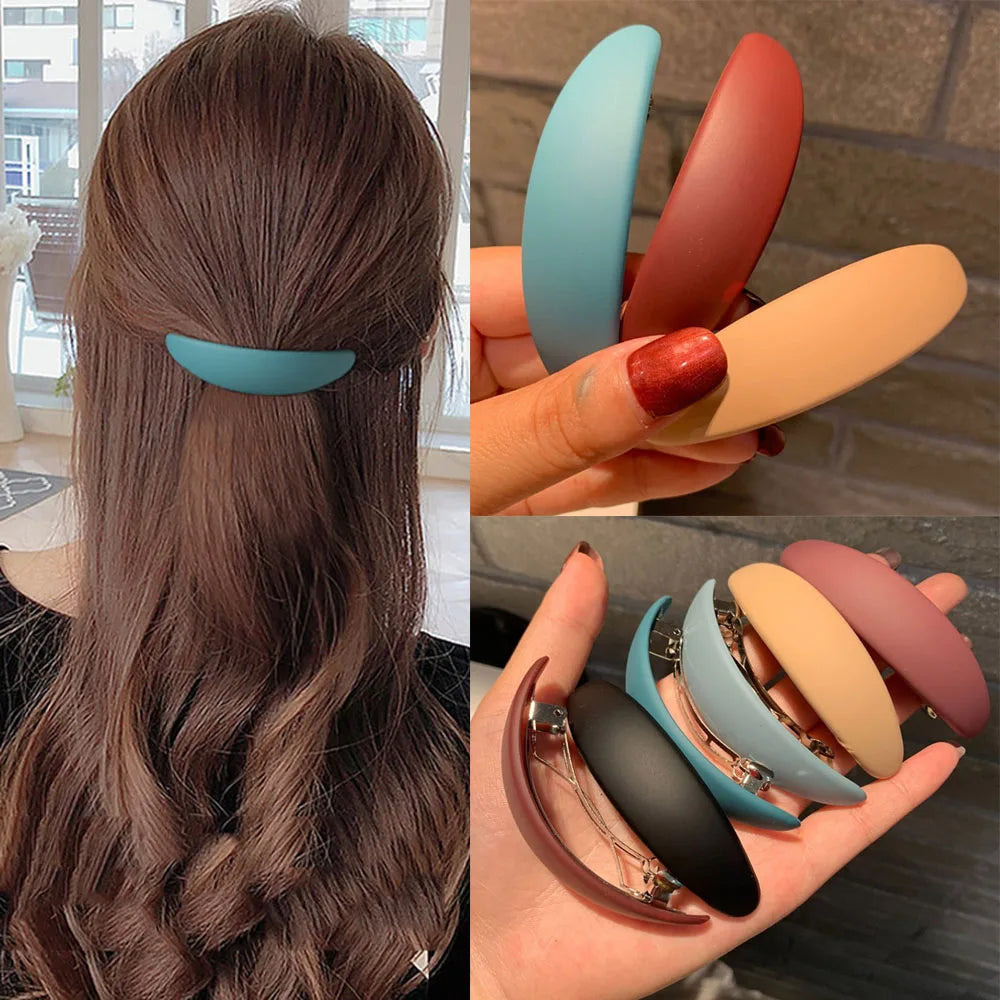 Matte Geometric Hair Clip
