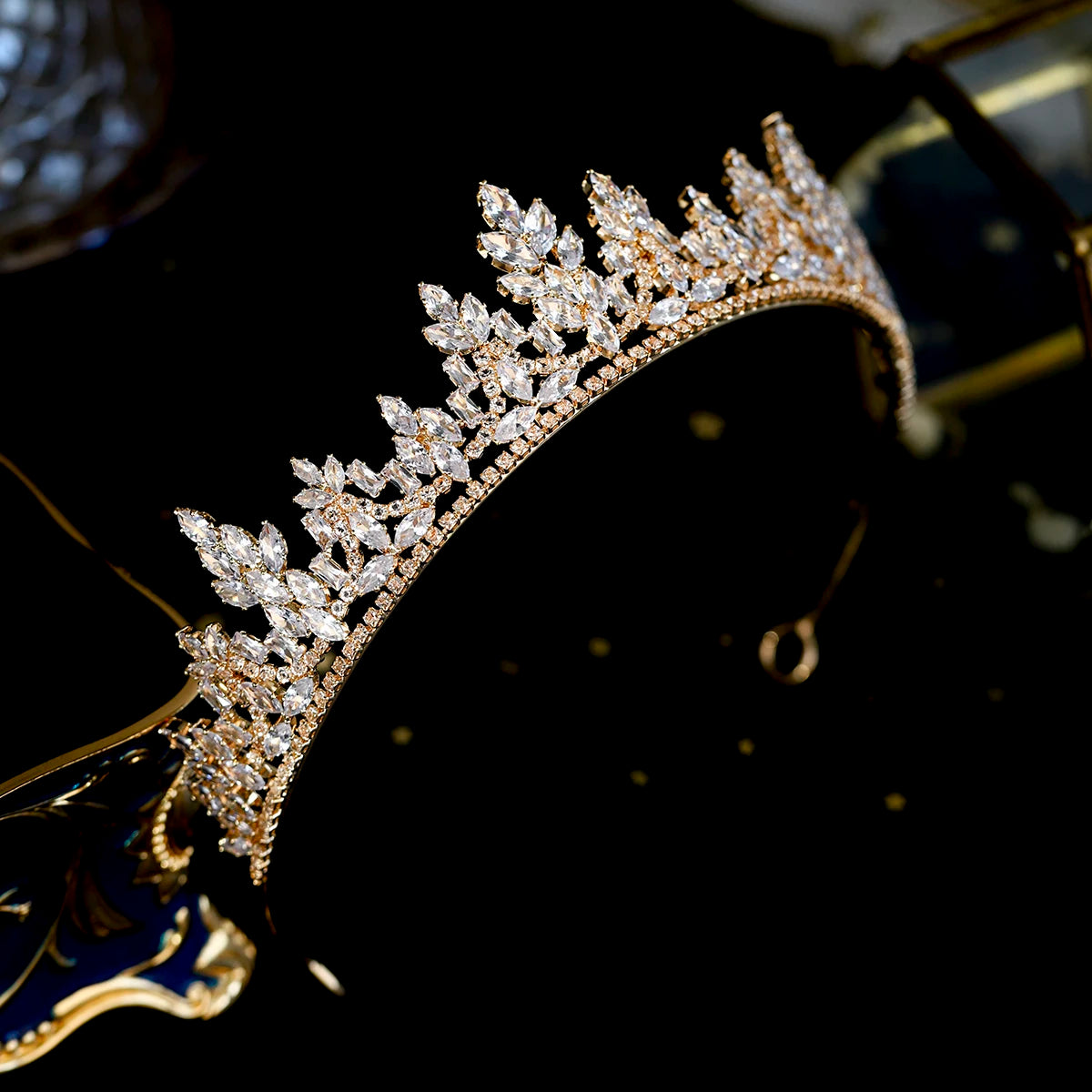 Full Diamond Crystal Bridal Crown