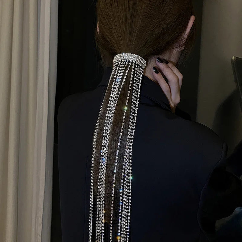 Midnight Shimmer Hair Veil