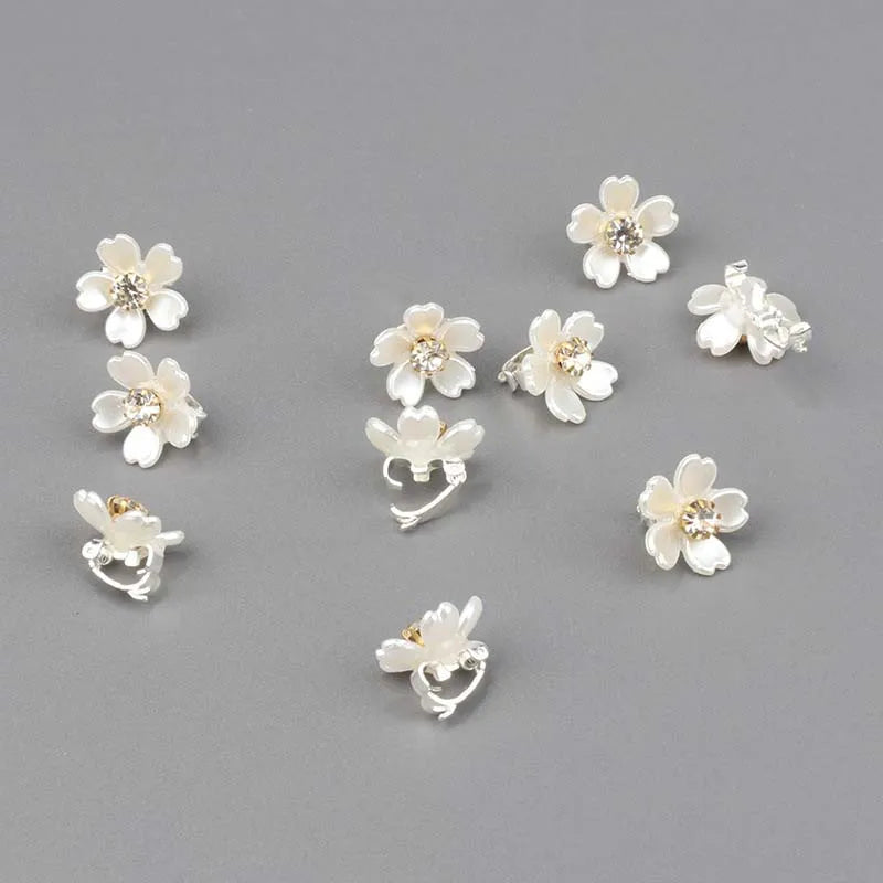 10Pcs Twinkle Flora  Hair Rings
