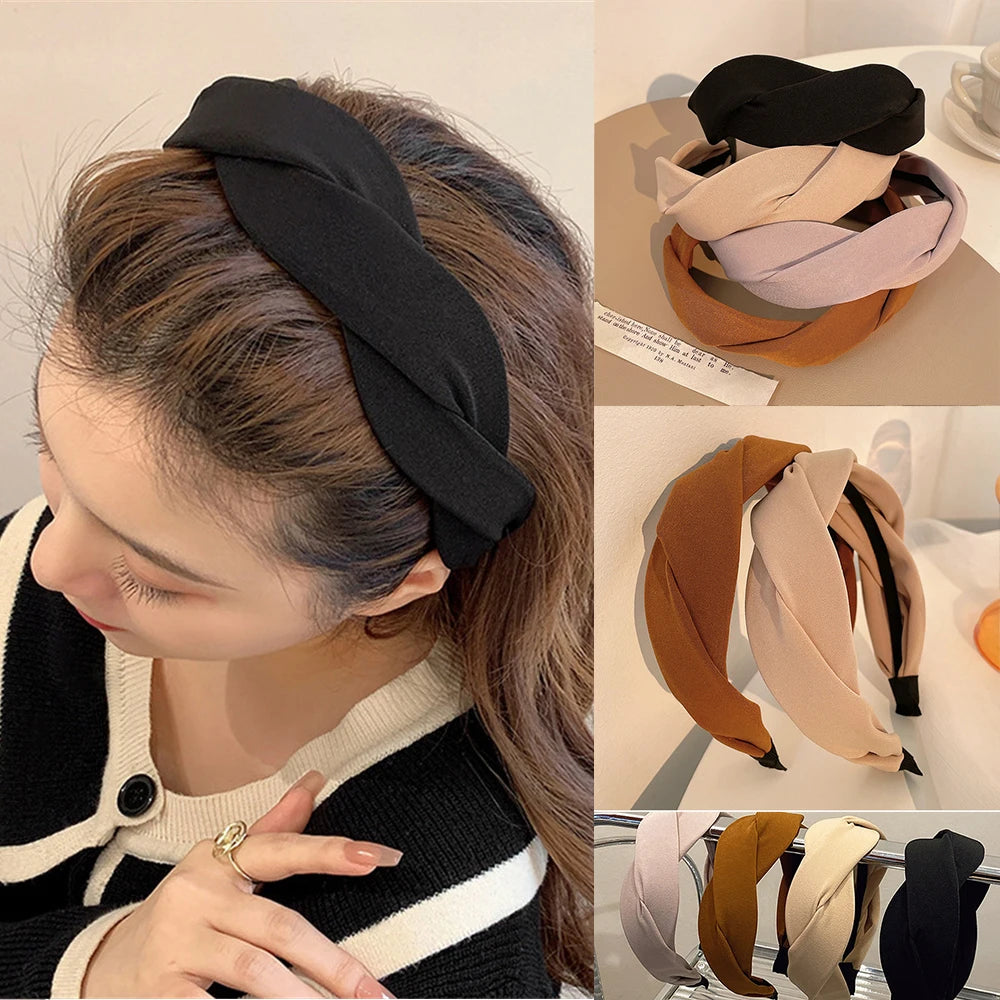 Solid Braided Headband