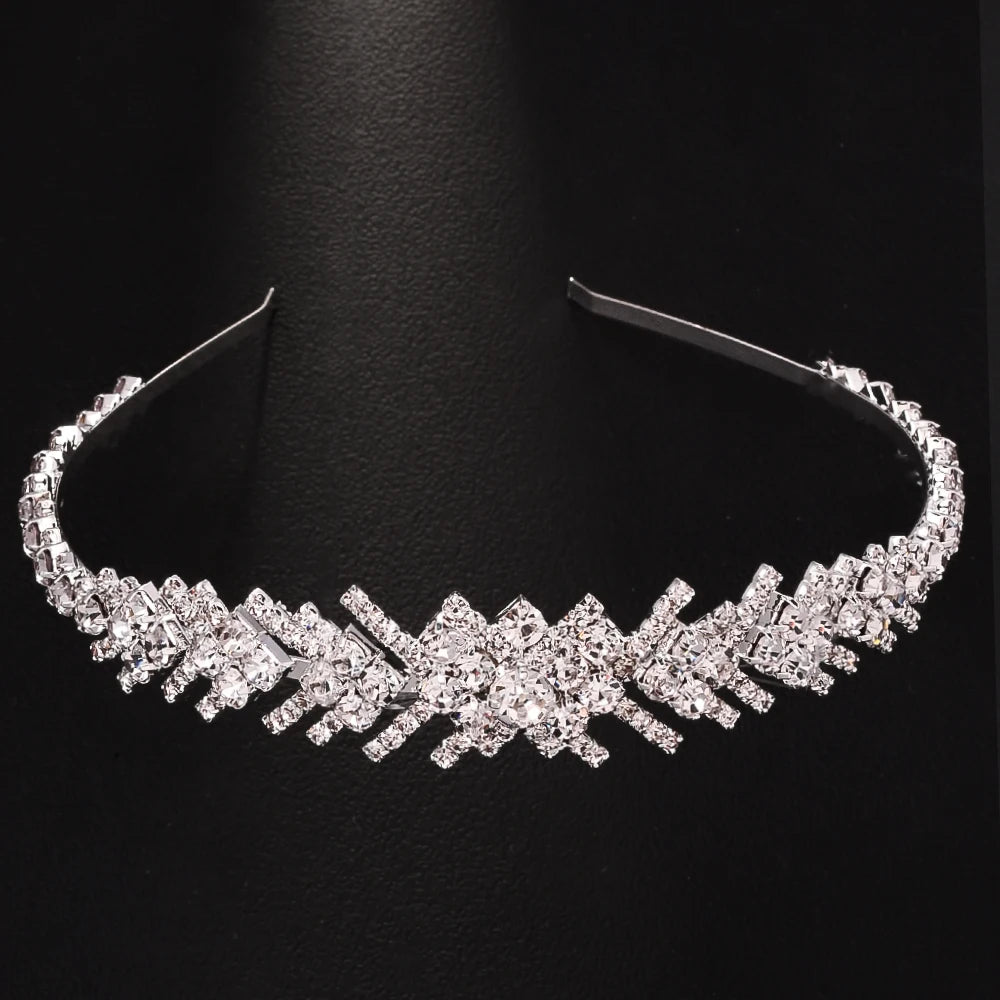 Elegant Geometric Wedding Headband